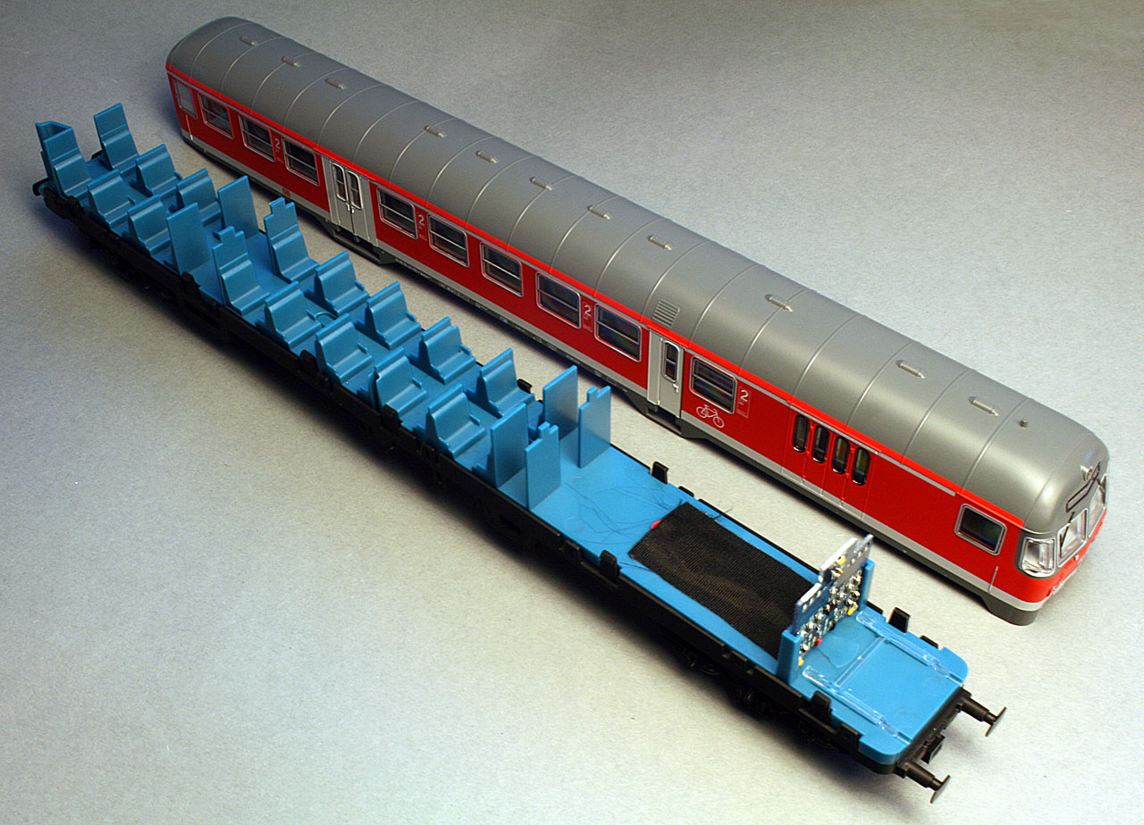 A model train