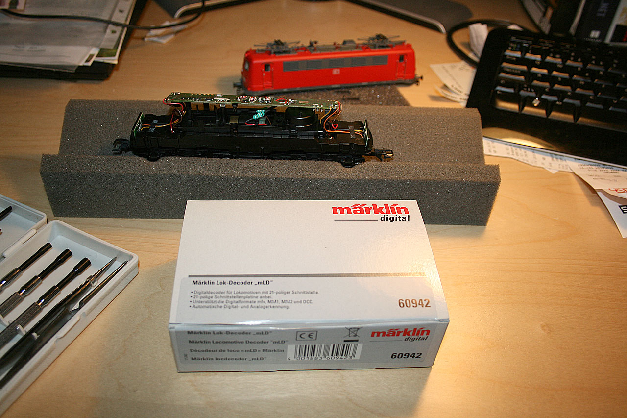 A model train