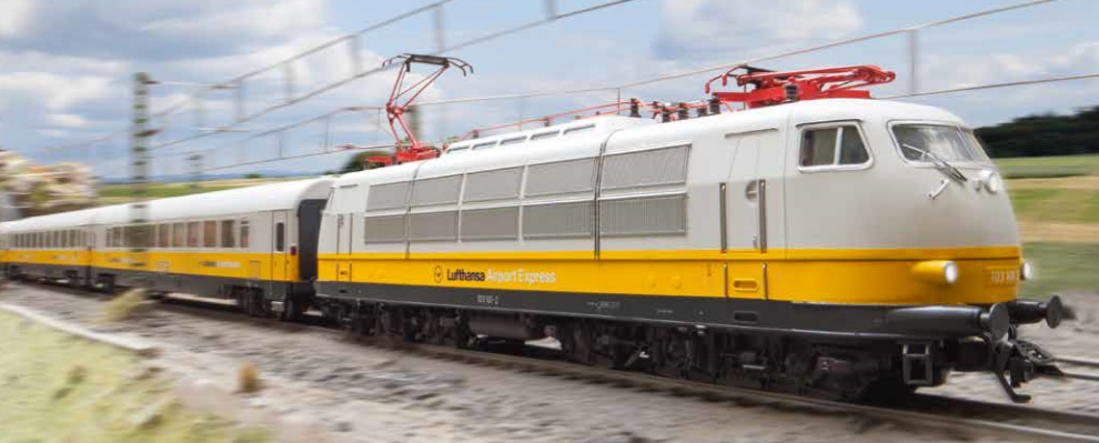 A model train